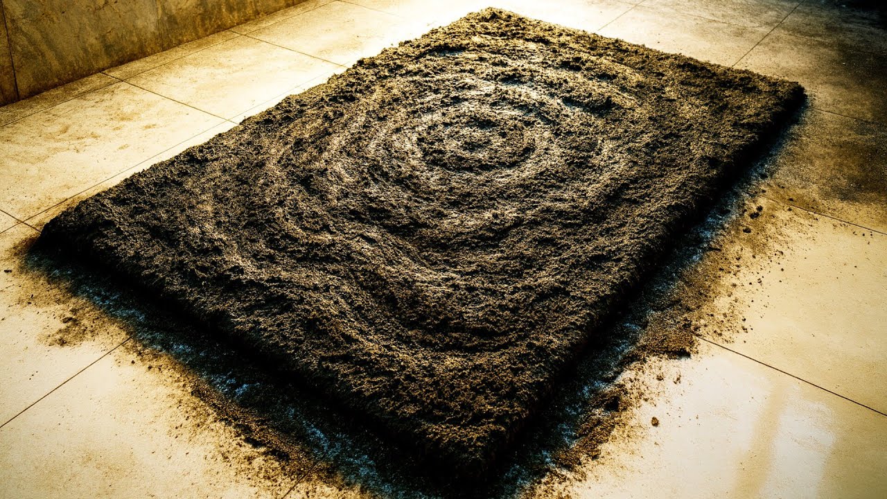 From Solid Mud to Stunning Floral Colors | Extreme Carpet Cleaning ASMR