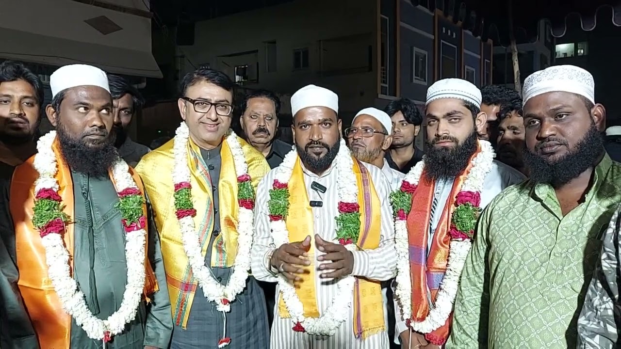 Muslim Welfare Committe Sherlingampally felicitated Amjed Ullah Khan (Spokesman) MBT: