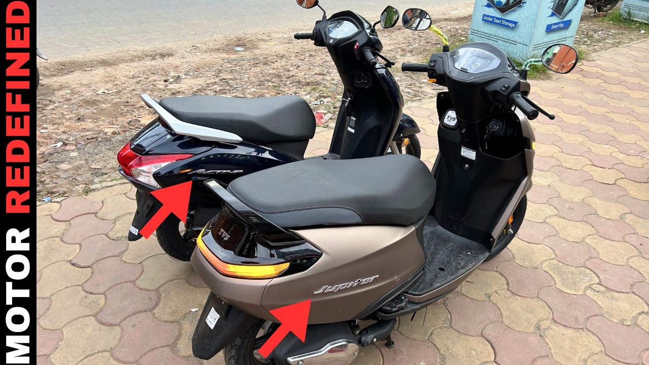 All New 2024 TVS Jupiter 110 Vs Honda Activa 110 Ride Comparison | Activa Still Better???