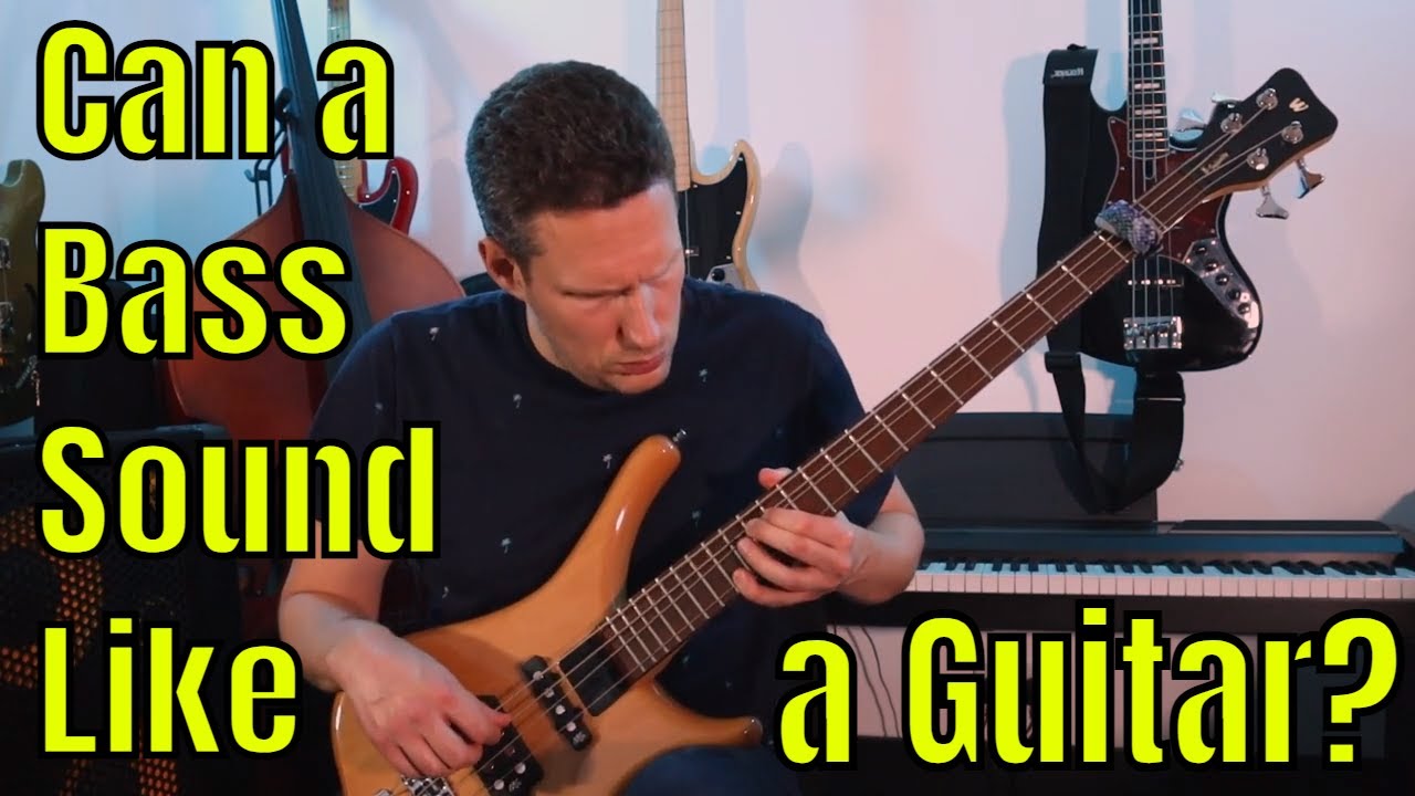 Make a Bass Sound Like a Guitar and a Bass - Bass Practice Diary - 1st June 2021