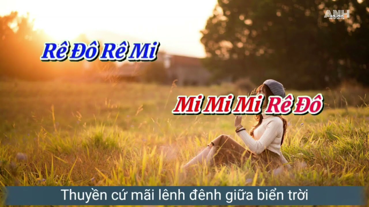 Em là con thuyền cô đơn cảm âm sáo A4