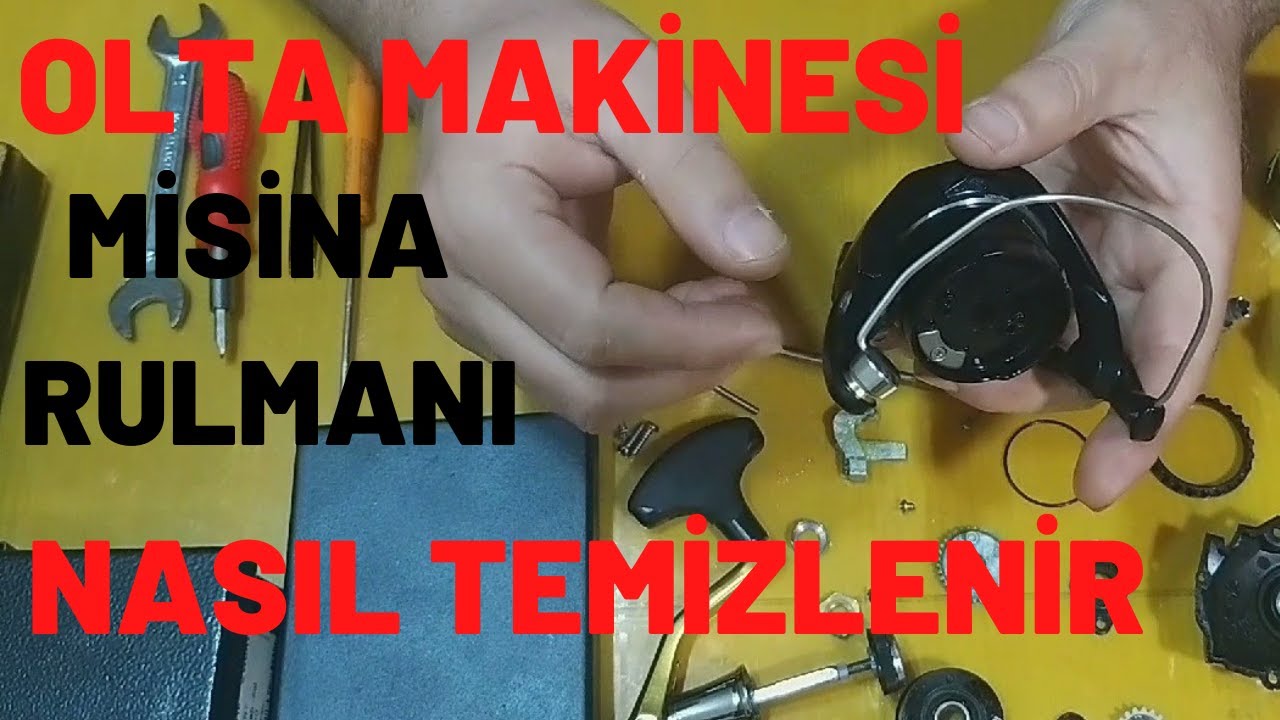 İp misina kılavuz rulmanı nasıl temizlenir?