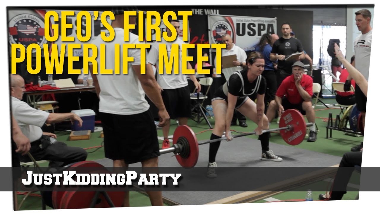 Geo's First Powerlifting Meet