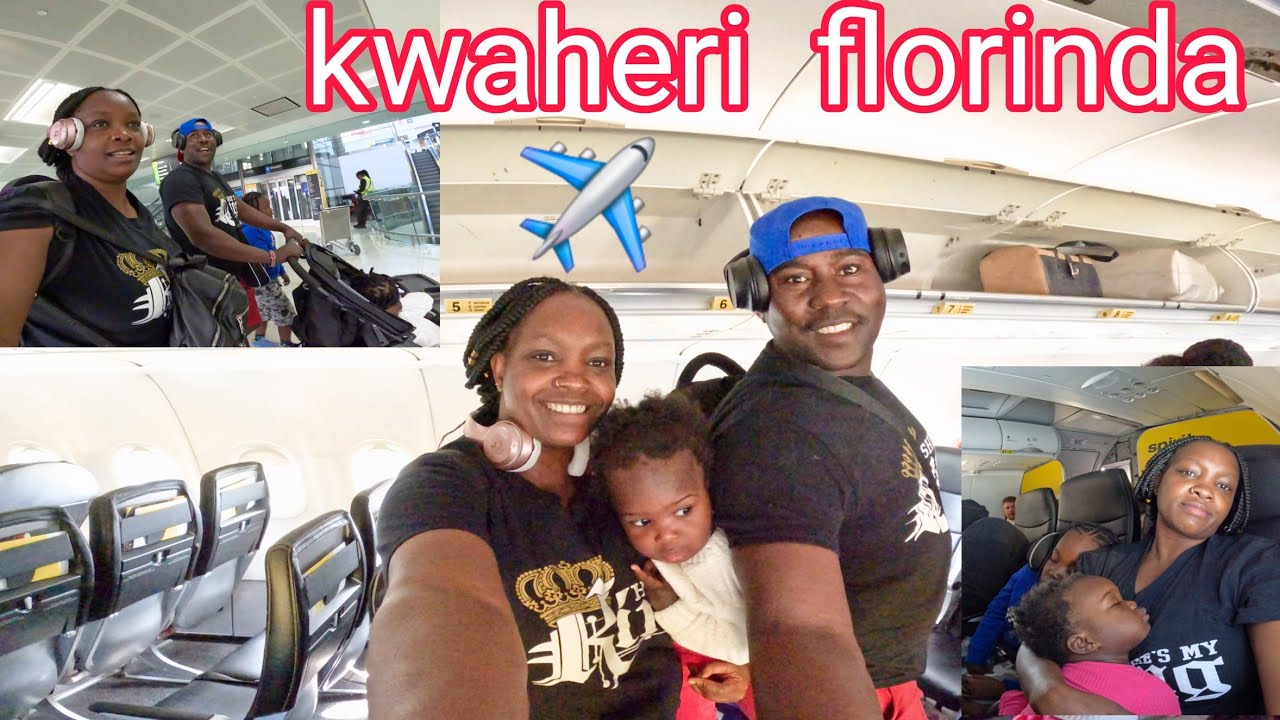 🇰🇪 OUR FLIGHT ✈️ FROM FLORIDA TO MICHIGAN THEN TO NEW JERSEY 🇯🇪.