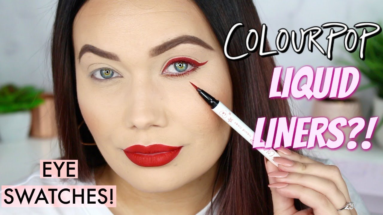 COLOURPOP Liquid Liners?! Trying ALL Shades On EYES!