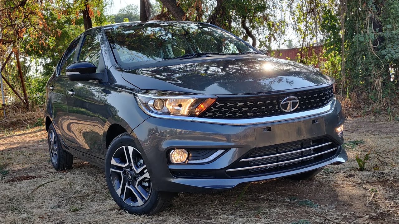 Tata Tigor Daytona Grey Colour - Walkaround Video in HD !!