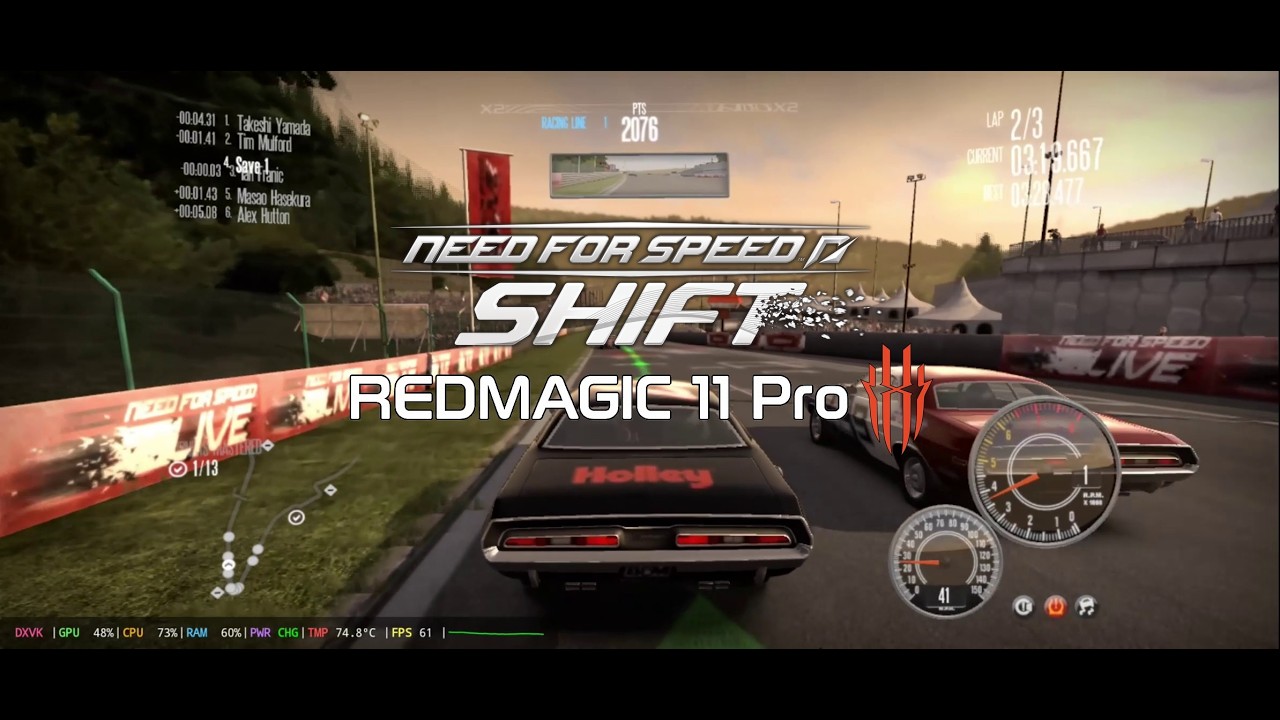 Need For Speed Shift on the RedMagic 11 Pro (Snapdragon 8 Elite Gen 5)