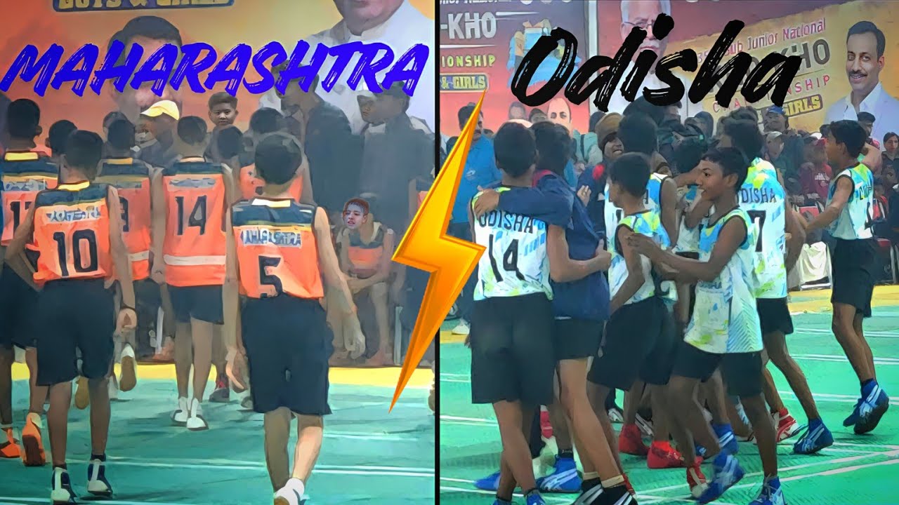 35th Sub Junior National Boys Semifinal Match | Odisha Vs Maharashtra Kho Kho Final Match | 1st 