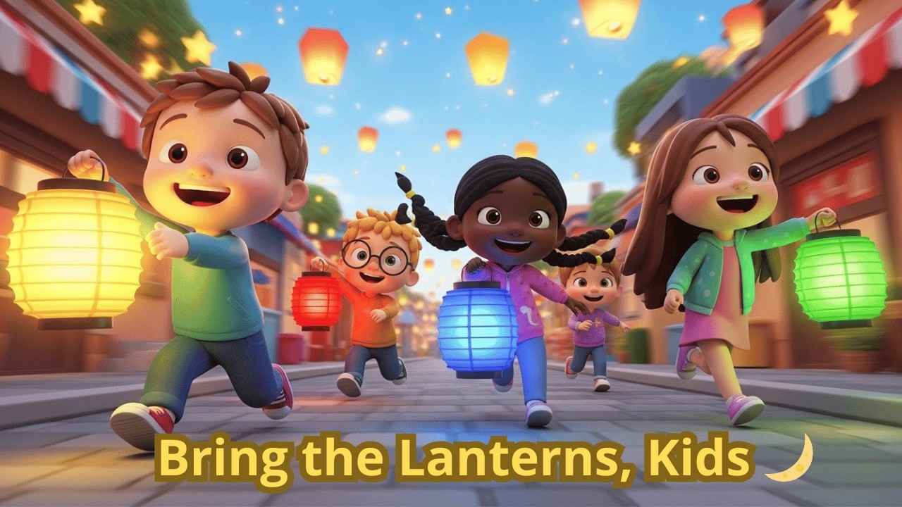 Song Bring the Lanterns, Kids! 🌙 Ramadan 2026 | Happy Kids Song