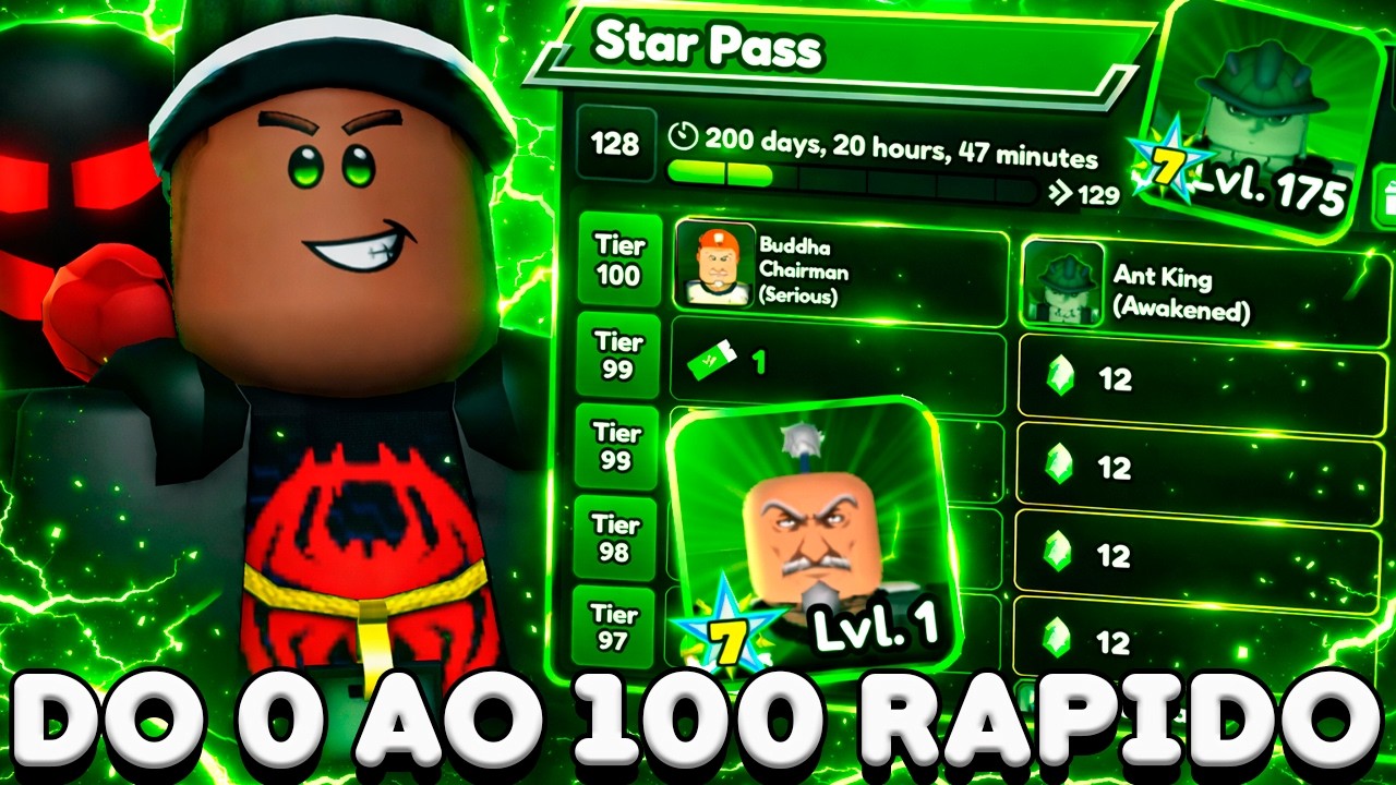COMO UPAR O STAR PASS RAPIDO ALL STAR TOWER DEFENSE