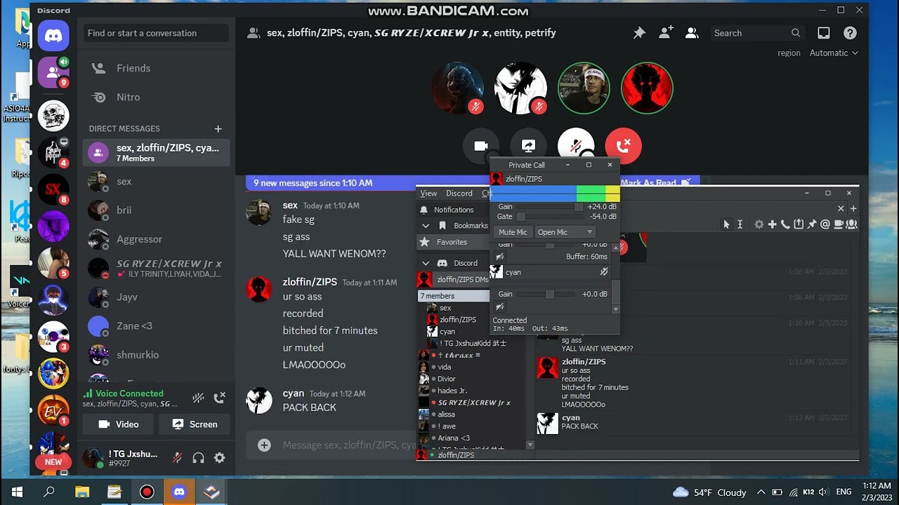 DESTROYING SG MEMBERS SOUL ON RIPCORD (Discord Packing) Part 2