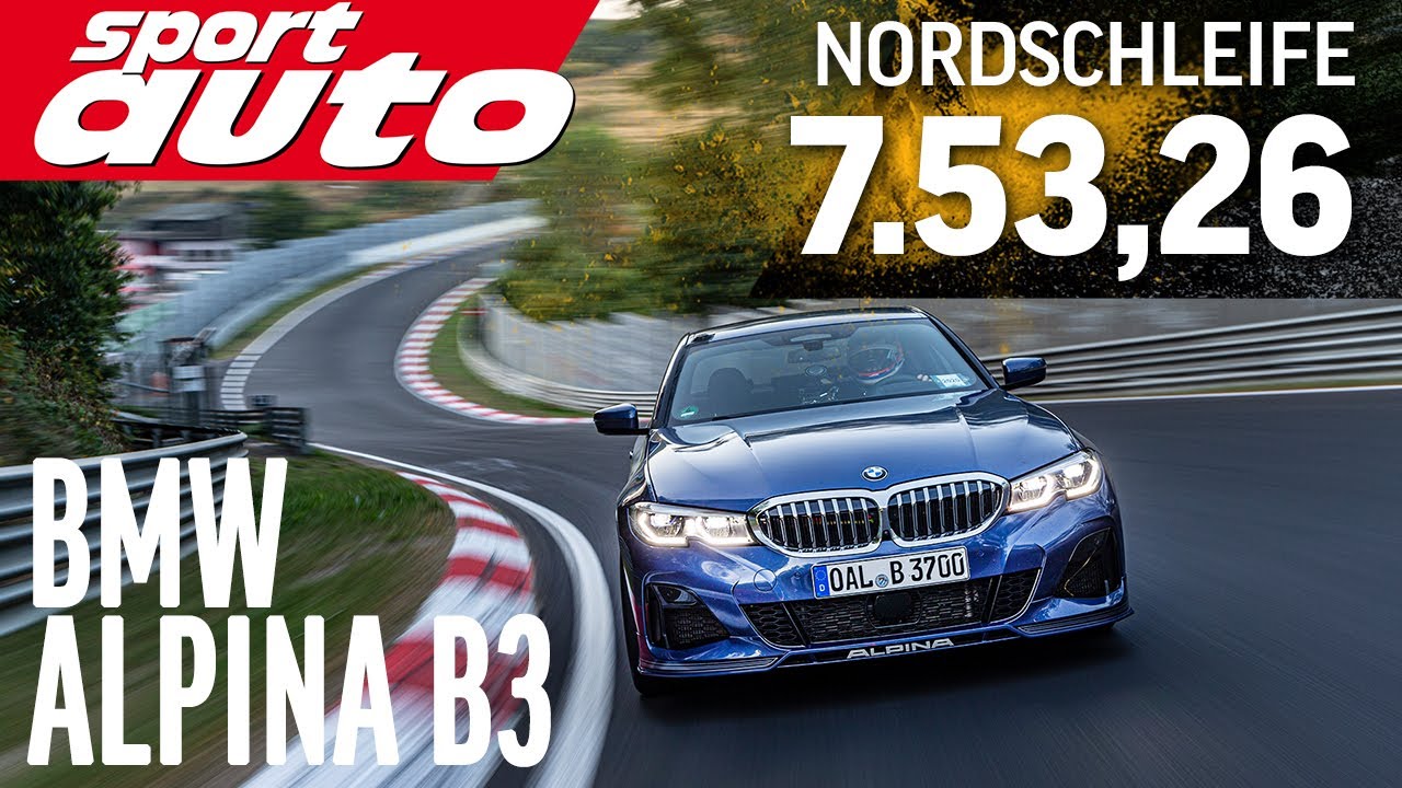 BMW Alpina B3  | HOT LAP Nordschleife 7.53,26 min | sport auto