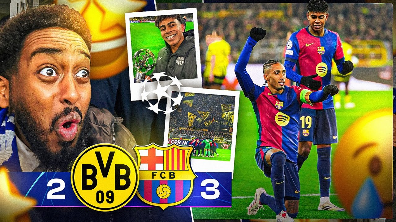 SOOO UNVERDIENT🤯Borussia Dortmund - FC Barcelona CL Stadionvlog | 5 TORE in EINER HALBZEIT