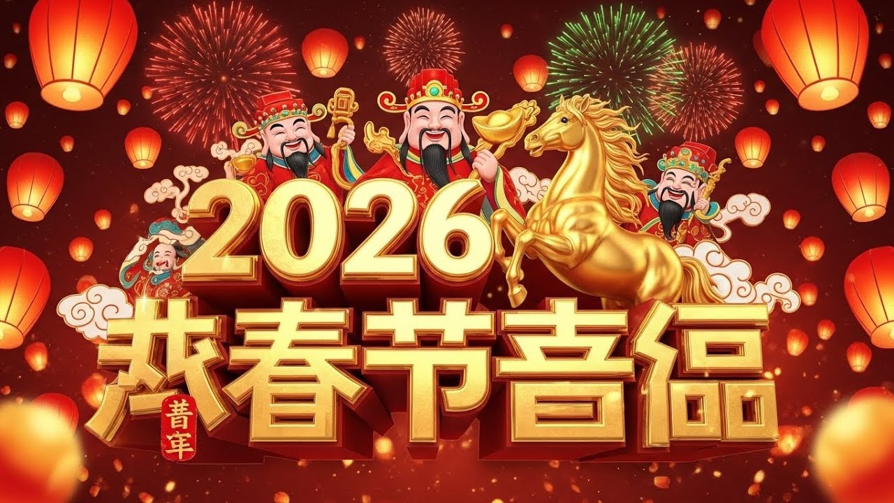 欢快的春节歌曲 🎶 2026年最欢乐的金曲