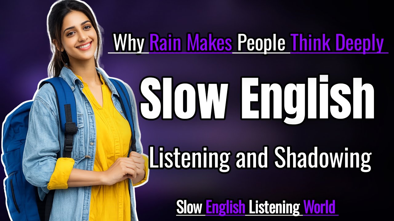 Why Rain Makes People Think Deeply | English Listening Practice for Beginners