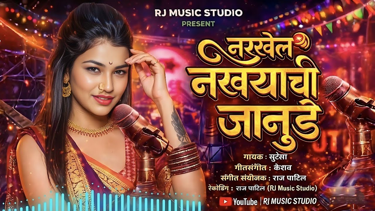 नखरेल नखऱ्याची जानूडे 🔥 | DJ Marathi Lavni Song | New Lavani 2026 | RJ Music Studio