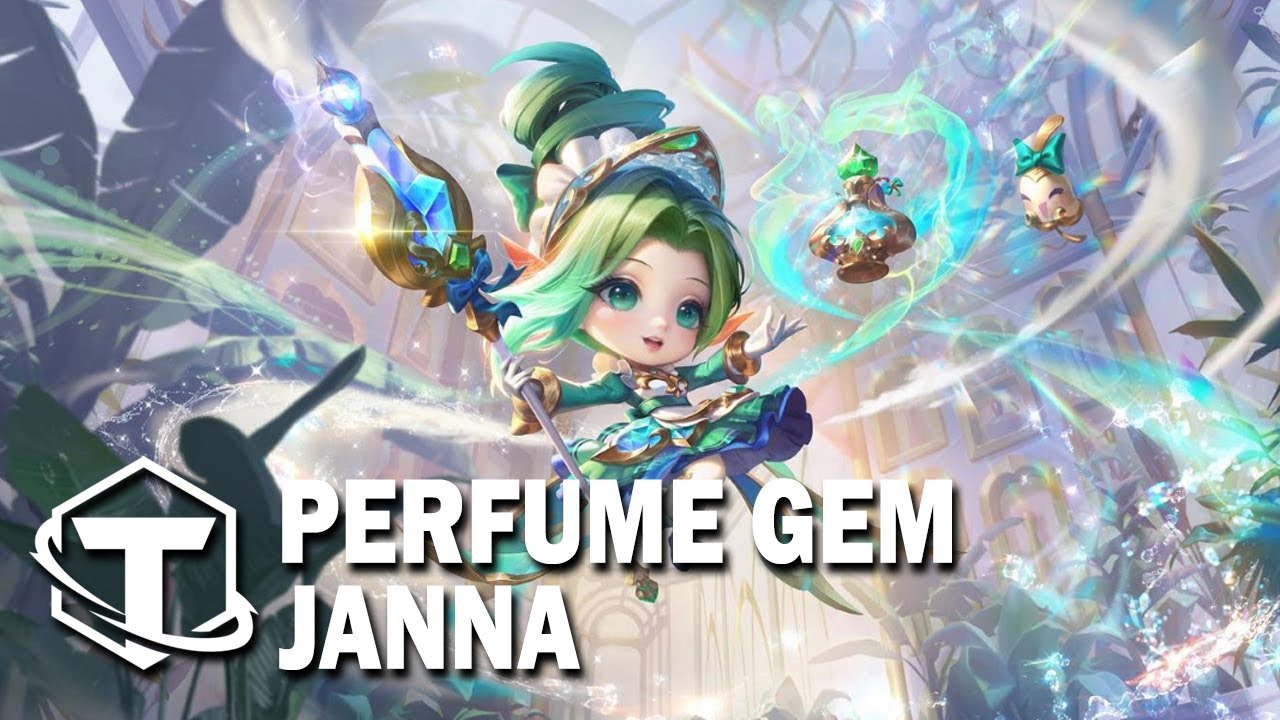 Perfume Gem Janna Chibi Preview (Golden Spatula) - Teamfight Tactics