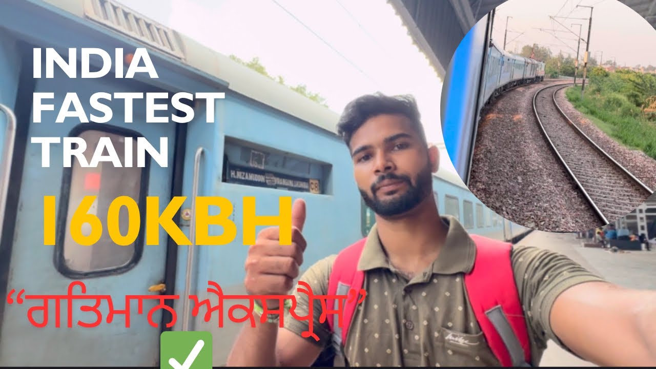 India di sab ton fast train 🚄 | Jhansi to Delhi | Gatimaan Express full journey vlog