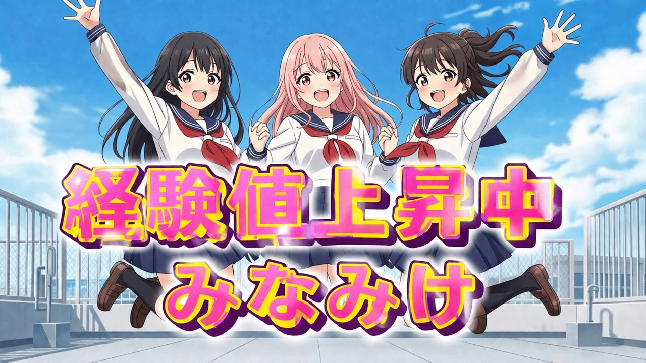 アニメみなみけ OPテーマCover  【経験値上昇中 】#AI音楽  #JPOP