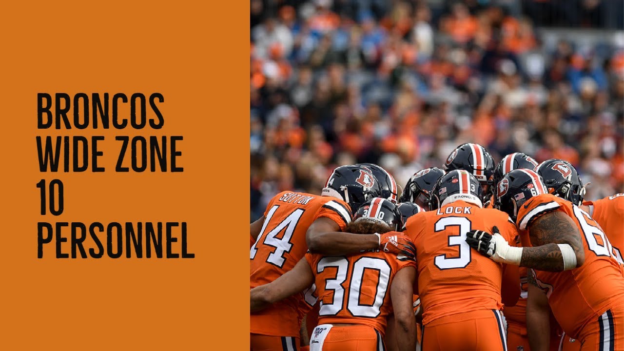 Denver Bronco Chicago Bears Wide zone 10 Personnel