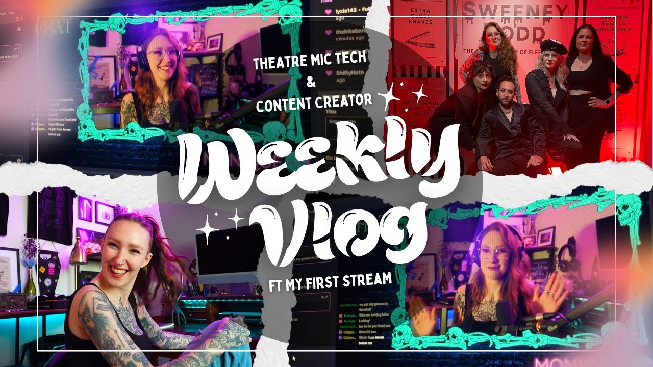 A WEEK AS A PROFESSIONAL THEATRE MIC TECH & CONTENT CREATOR