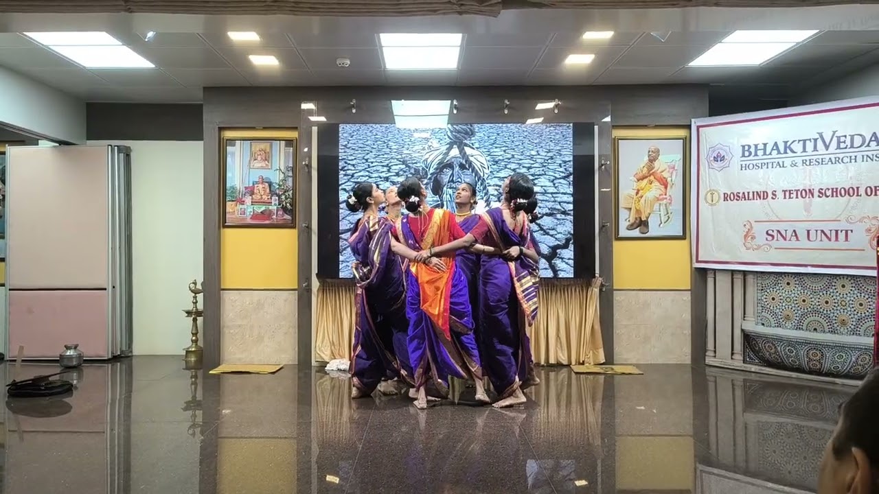 Farmers theme dance performance by second year Gnm students 