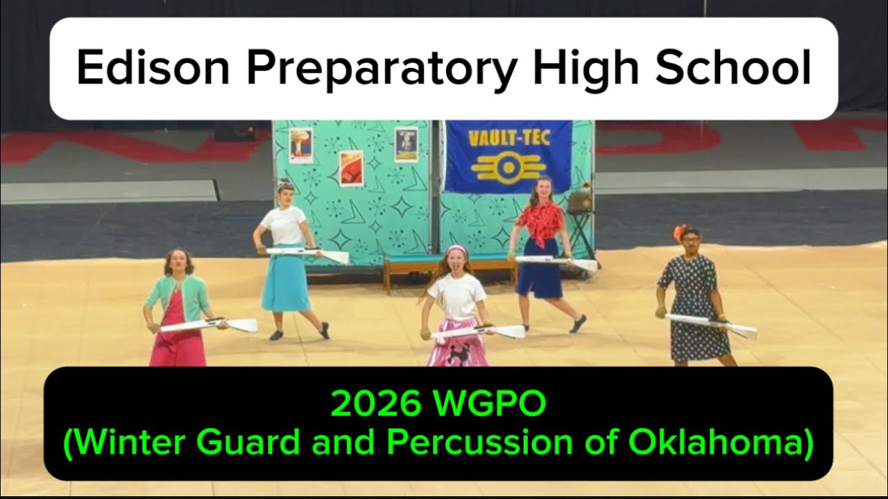 Edison Preparatory High School Winter Guard~ 2026 WGPO East State Qualifier Championship at UMAC 