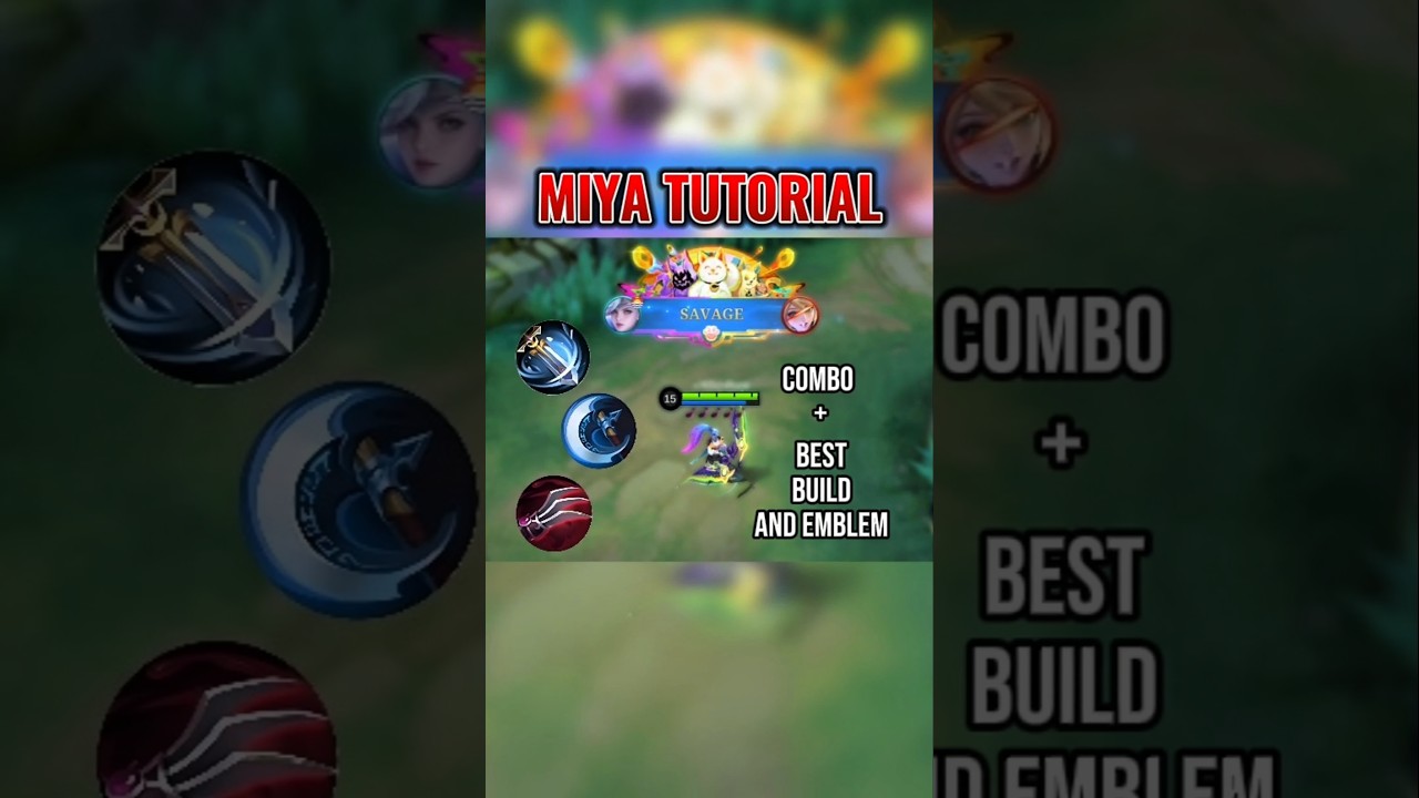 Miya Tutorial ✅ Best Combo & Build