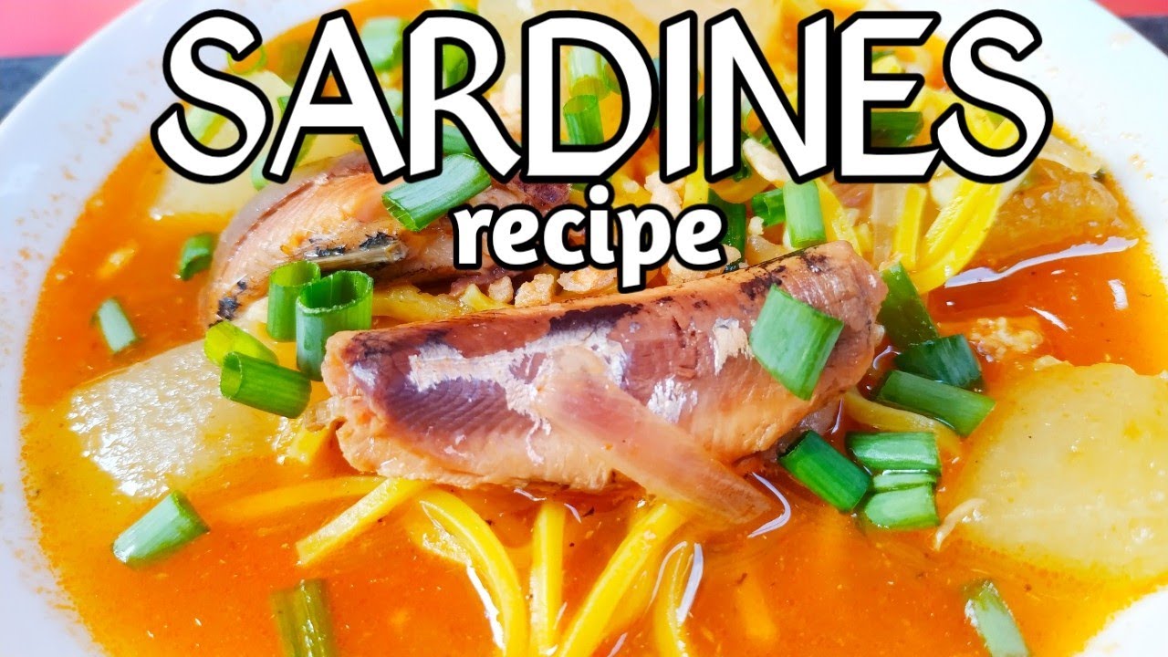 CANNED SARDINES WITH VEGETABLE RECIPE