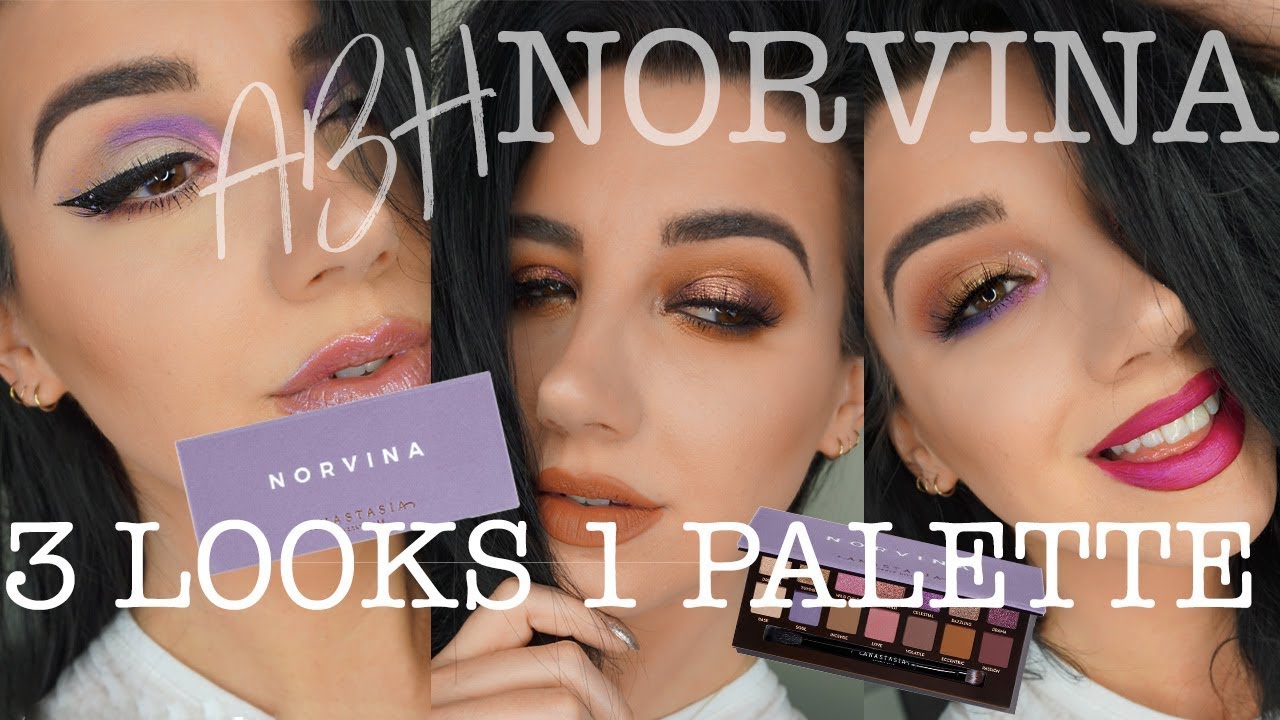 ABH NORVINA Palette Review | THREE looks ONE Palette