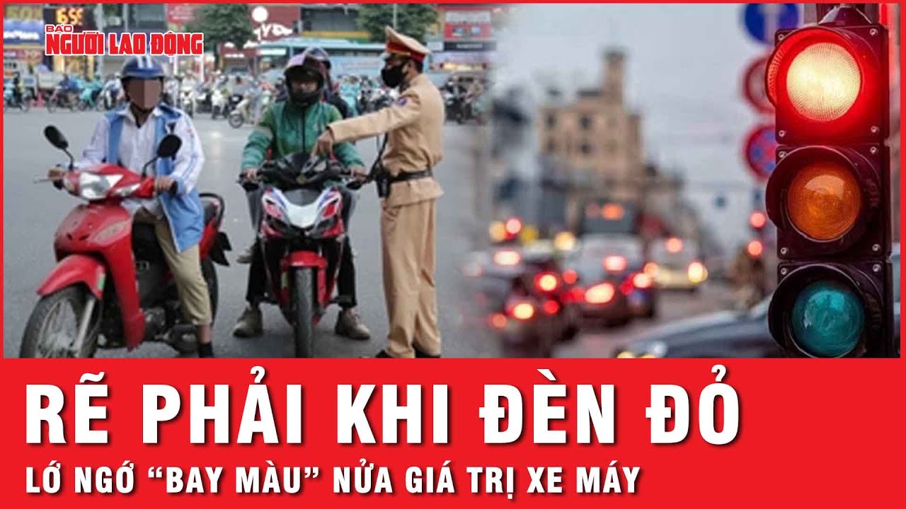 Mức phạt tiền nặng với người dân “mặc nhiên” rẽ phải khi đèn đỏ | Thời sự
