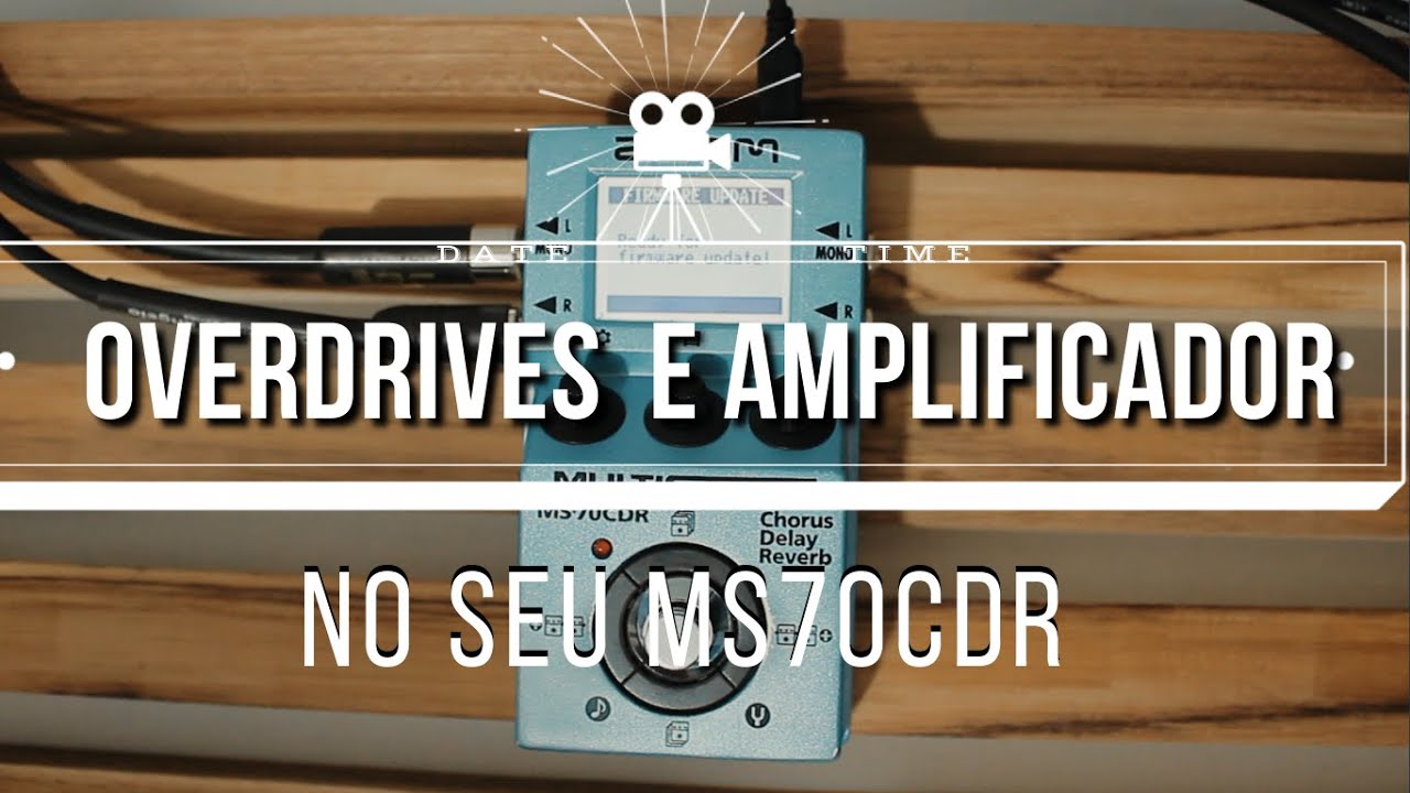 Como adicionar Efeitos do MS50G no MS70CDR - Overdrives, Amplificadores (G1on/G3x/G5)