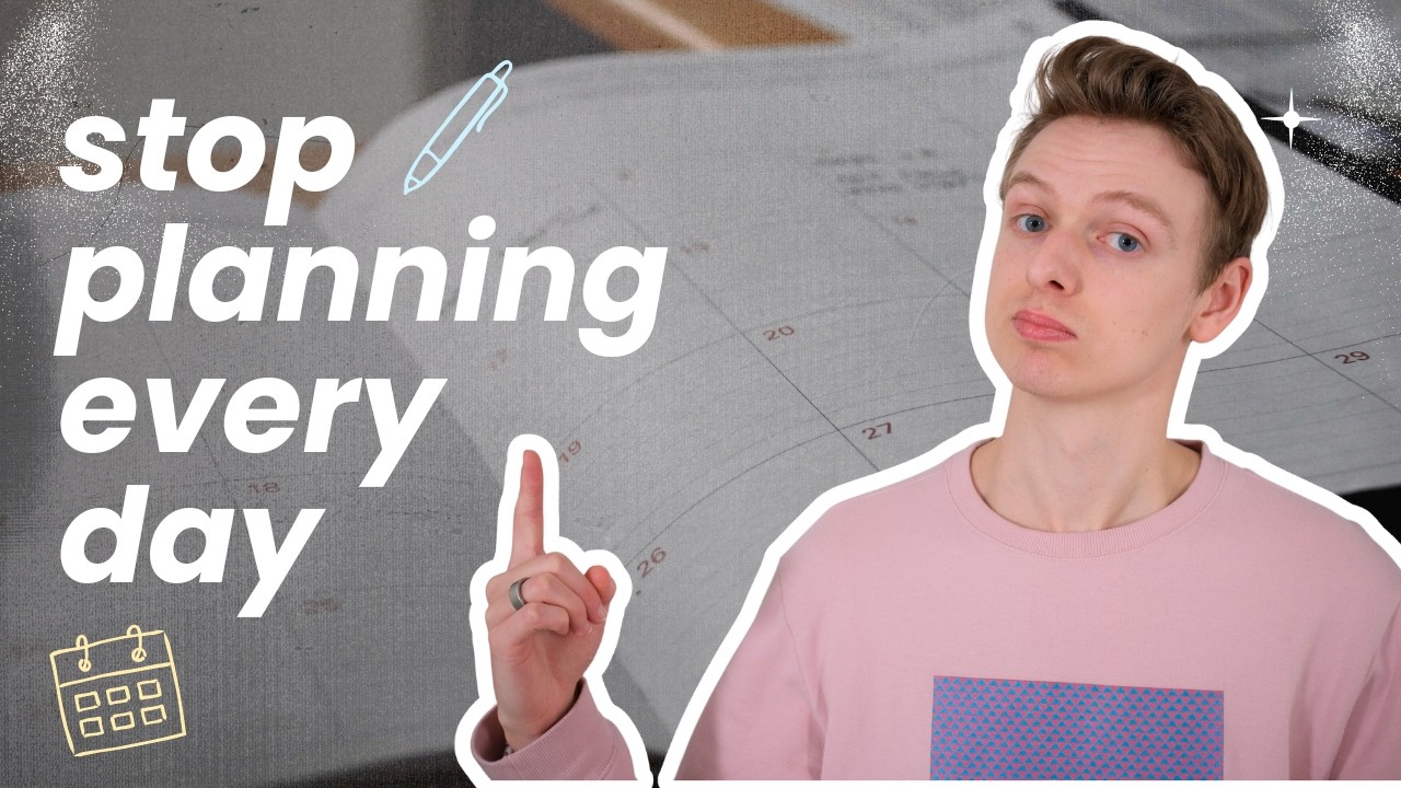 How to plan your week so you actually get stuff done