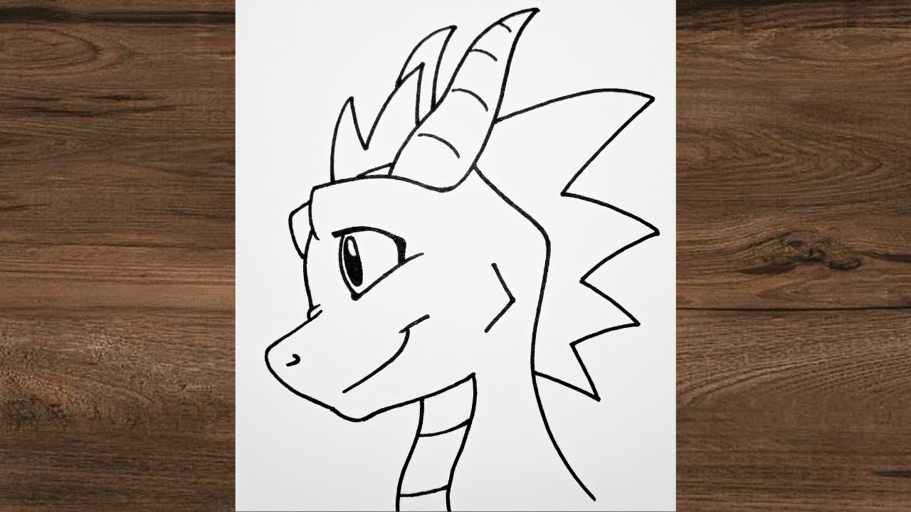 How to draw SPYRO THE DRAGON │ EASY drawing tutorial for beginners │ Beginners tep by step drawing