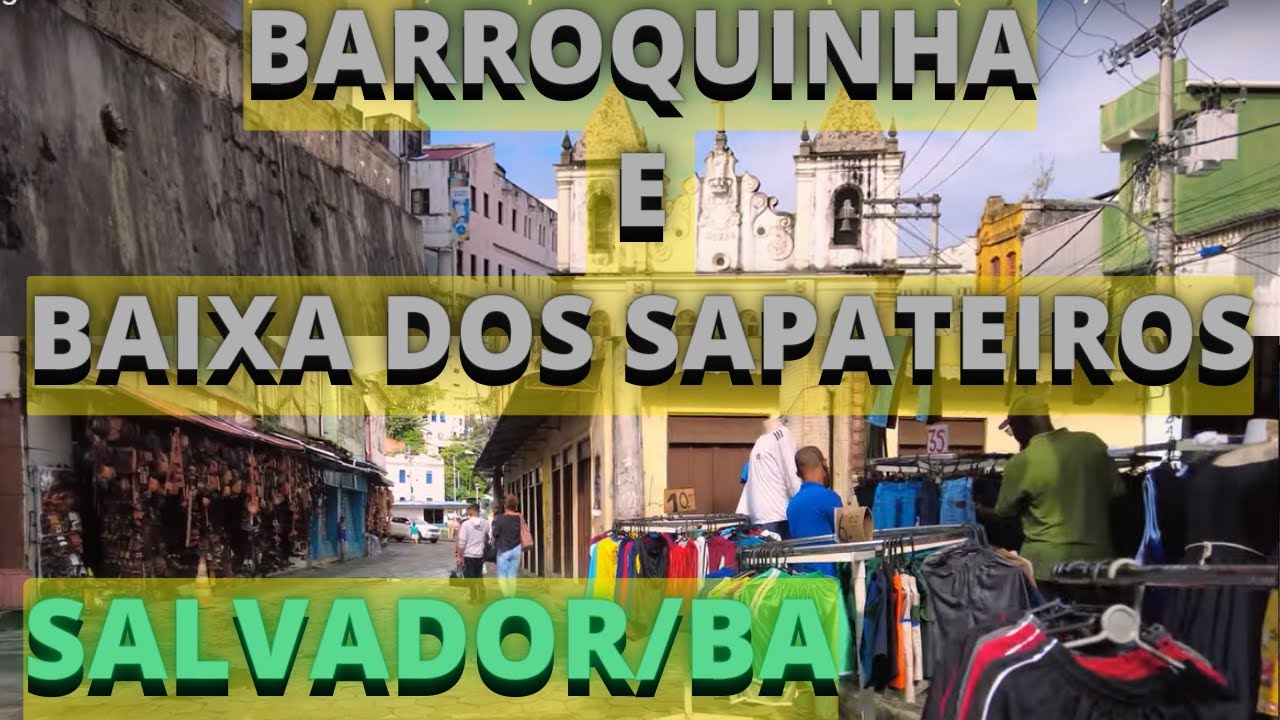⁴ᴷ⁶⁰ Walking Salvador Bahia | Caminhada, Barroquinha e Baixa dos sapateiros (26 Julho,2022) [4K]