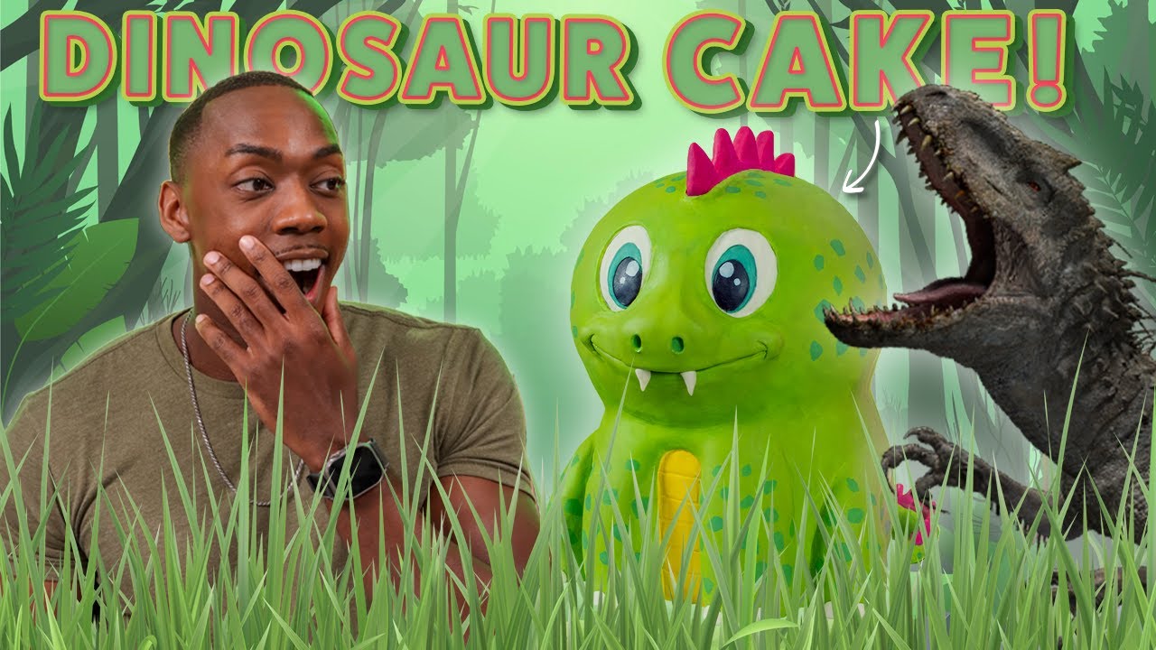 Make A Dinosaur Out Of Cake!