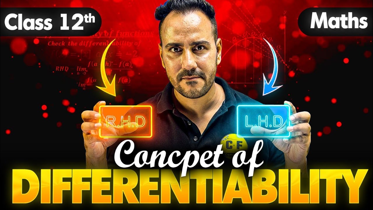 Class 12 Maths | Concept of Differentiability 🔥| RHD & LHD Explained | Ushank Sir