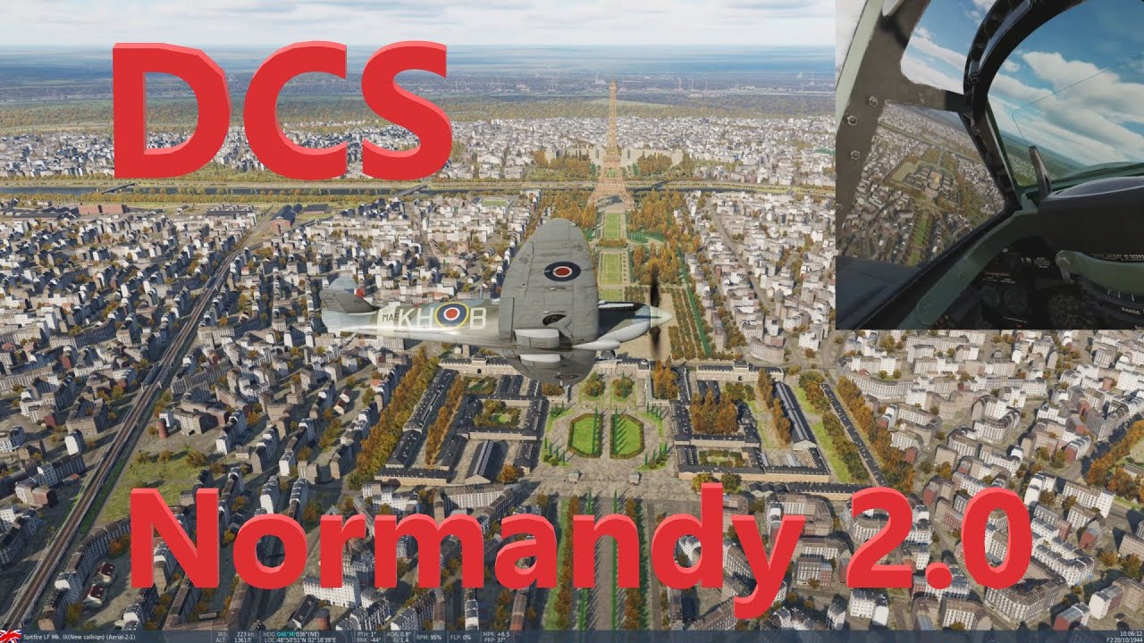 DCS Normandy 2.0 Посмотрим на новую карту!