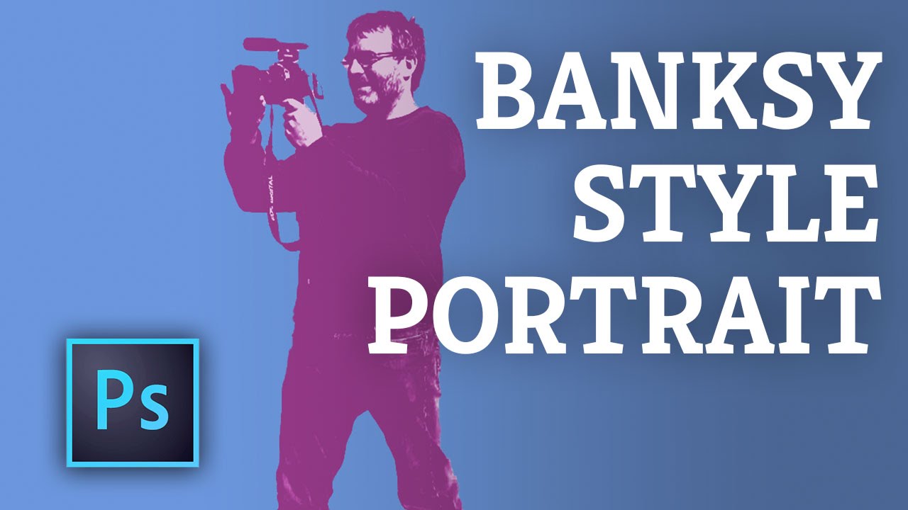Photoshop: Создайте портрет в стиле Бэнкси за 10 минут
