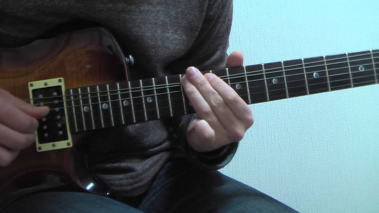 Ashes In Your Mouth -  Guitar Solo Tutorial / Marty Friedman ( Megadeth )