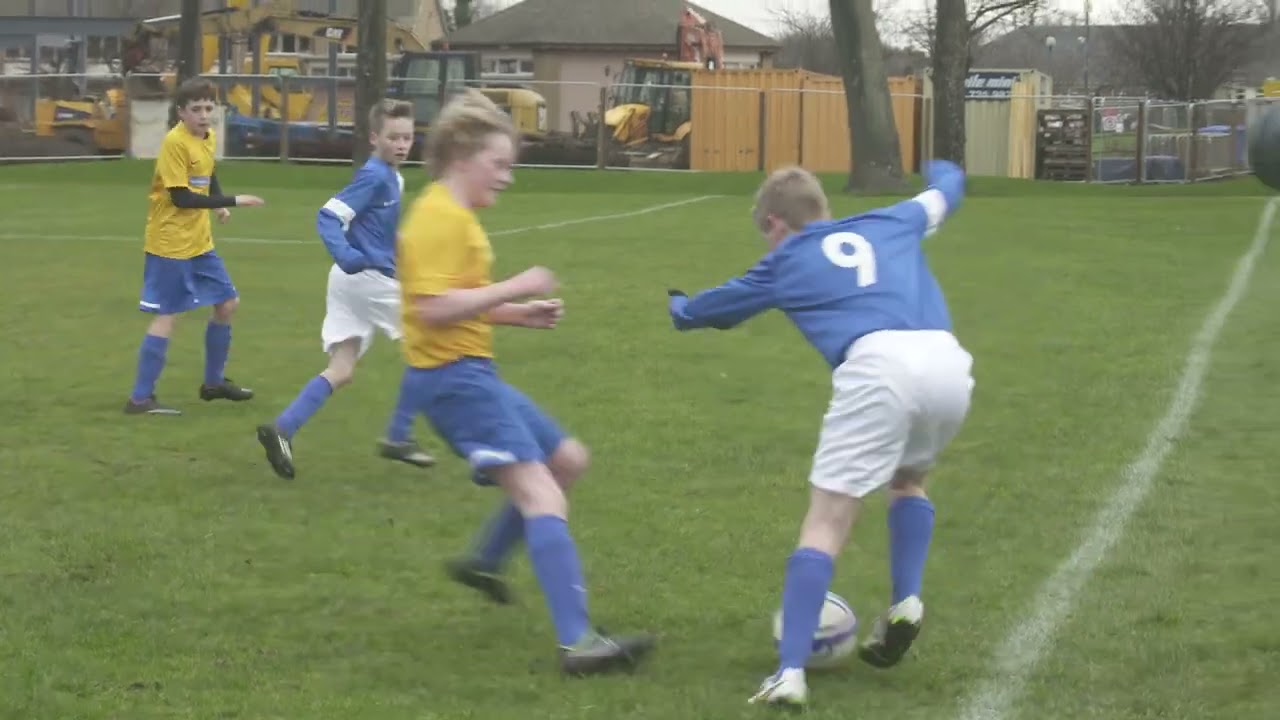 Cavalry Park vs Musselburgh Windsor FC U13s first half