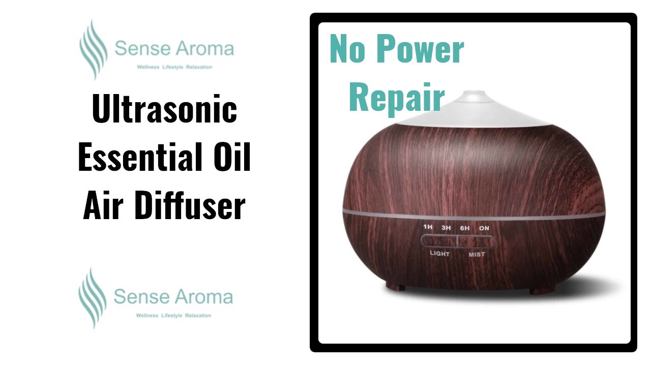 Repairing a faulty Sense Aroma ultrasonic diffuser humidifier with no power.
