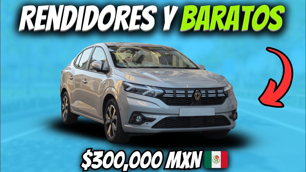 7 AUTOS más BARATOS para Uber/Didi por menos de $400 MIL en México 2026