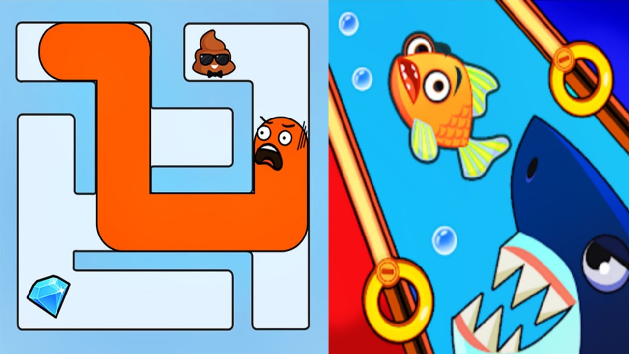Pet Me Maze Vs Save the Fish New Update All Levels Gameplay Android Ios 