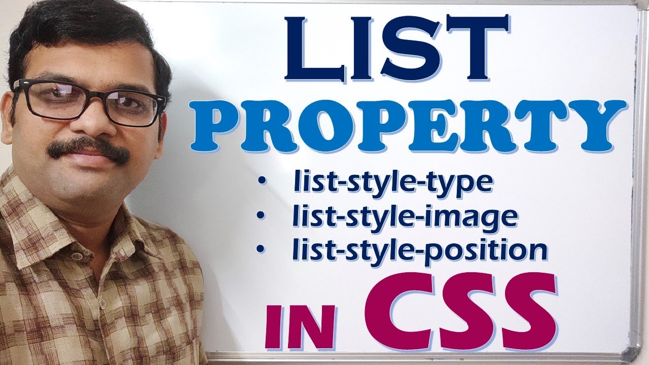 LIST PROPERTY IN CSS || list-style-type, list-style-image, list-style-position ||  HTML & CSS