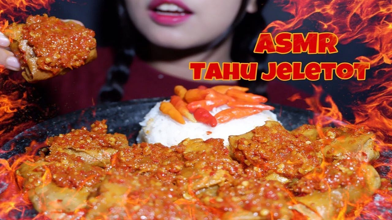ASMR TAHU JELETOT MANDI SAMBEL @sambalbesekbandung 🔥| Asmr Mukbang Indonesia #request