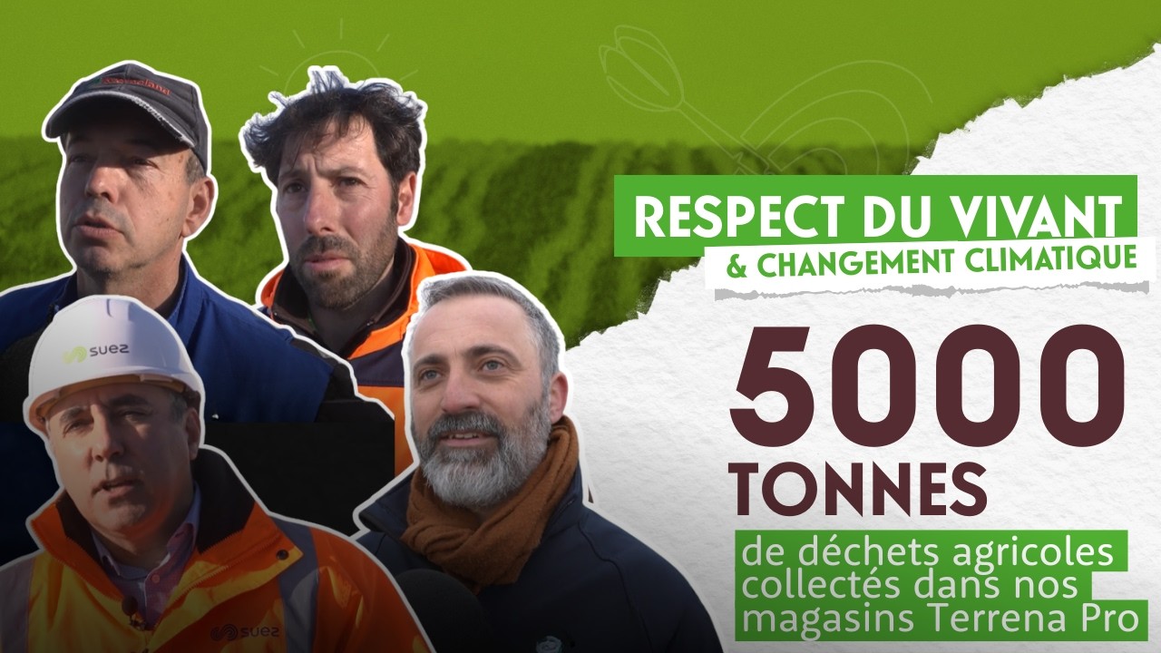 Déchets agricoles : 5 000 tonnes recyclées en 2025 chez Terrena