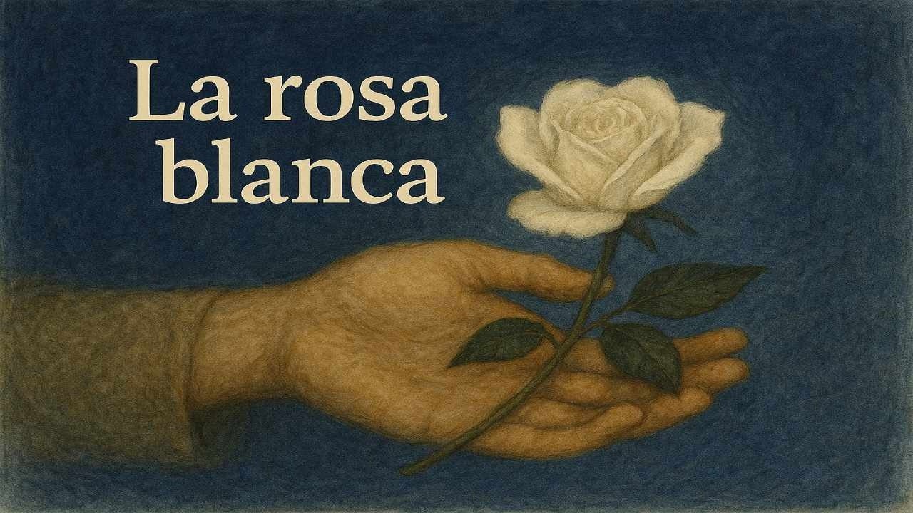 La rosa blanca – José Martí | Relato en español con voz real