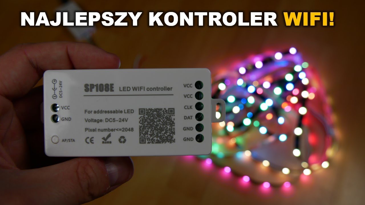NAJLEPSZY KONTROLER WIFI aRGB? SP108E. *Ws2812b LED WIFI Controller*
