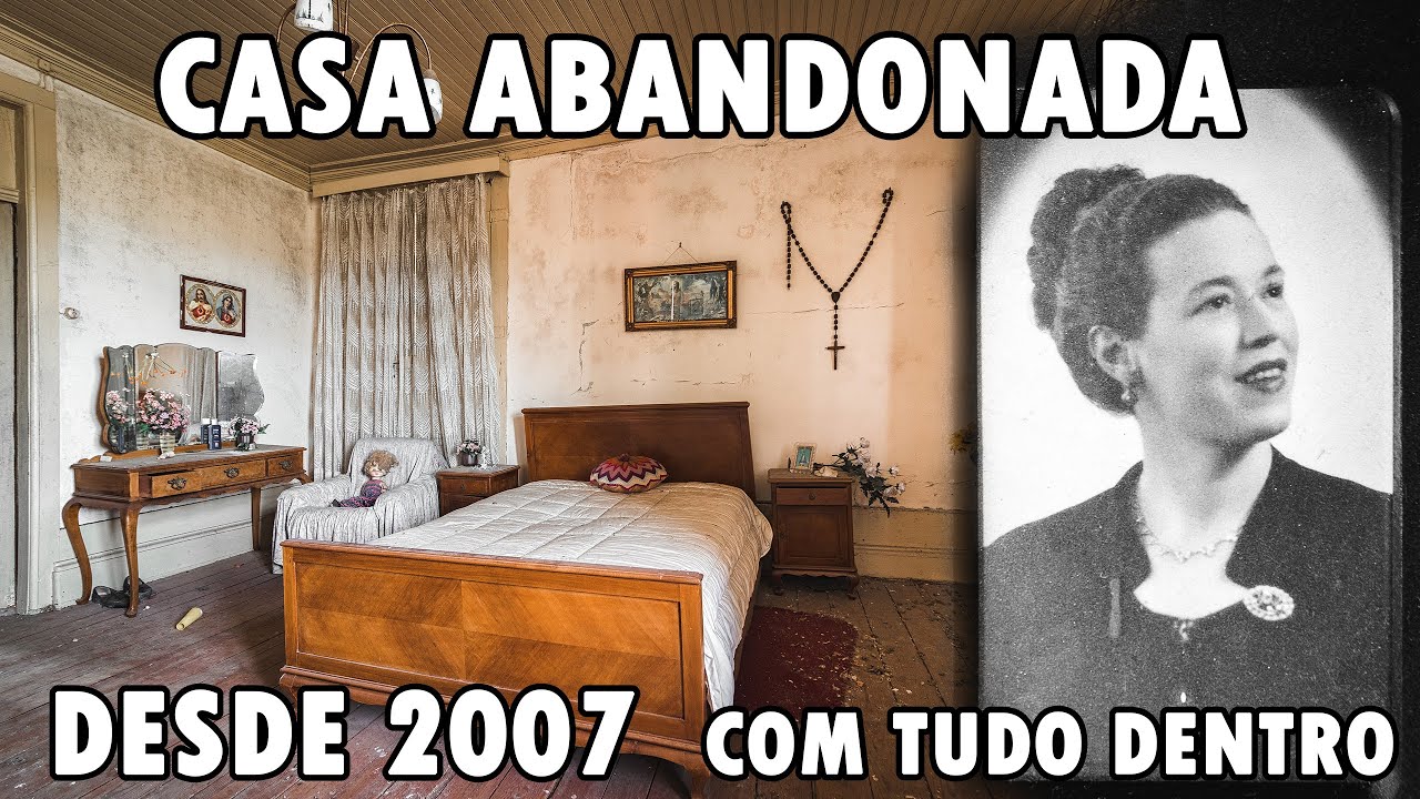 ELA MORREU E FICOU TUDO ABANDONADO DESDE 2007 NESTA CASA PORTUGUESA - URBEX
